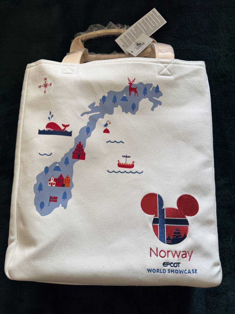 Disney Parks Norway Pavilion Tote Bag